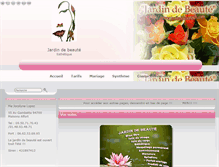 Tablet Screenshot of jardindebeaute94.com